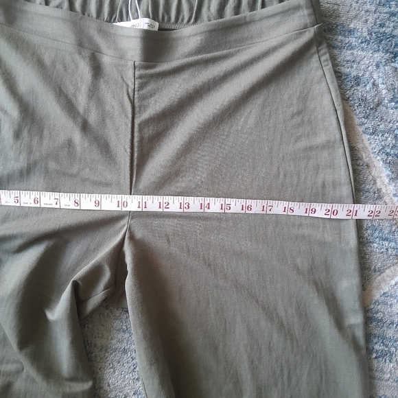 Mango 2 piece Collared Cropped top/Pullon pants NWT Sz XL - Picture 9 of 15